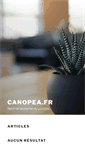 Mobile Screenshot of canopea.fr